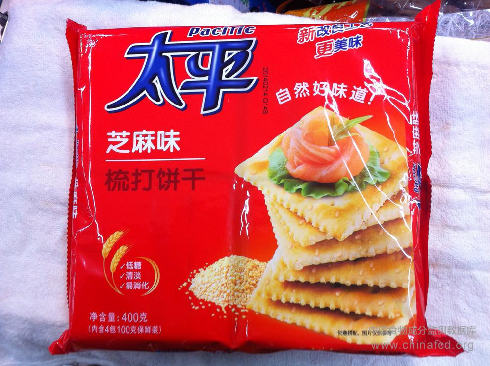 太平梳打饼干（芝麻味）
