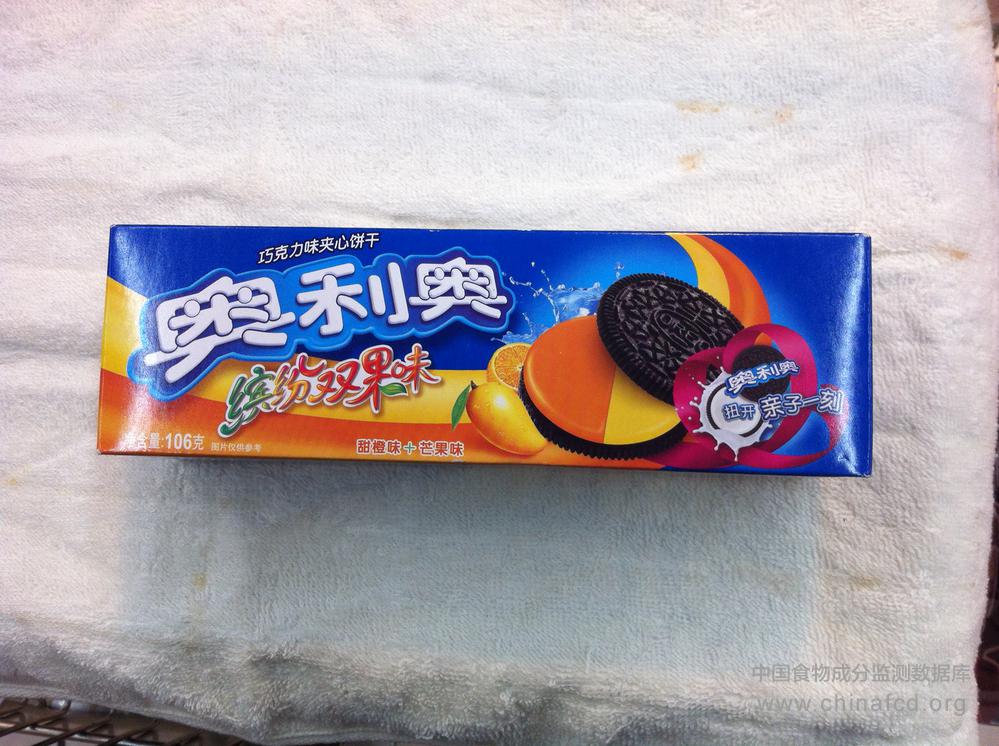 卡夫奥利奥巧克力味夹心饼干（甜橙味+芒果味）