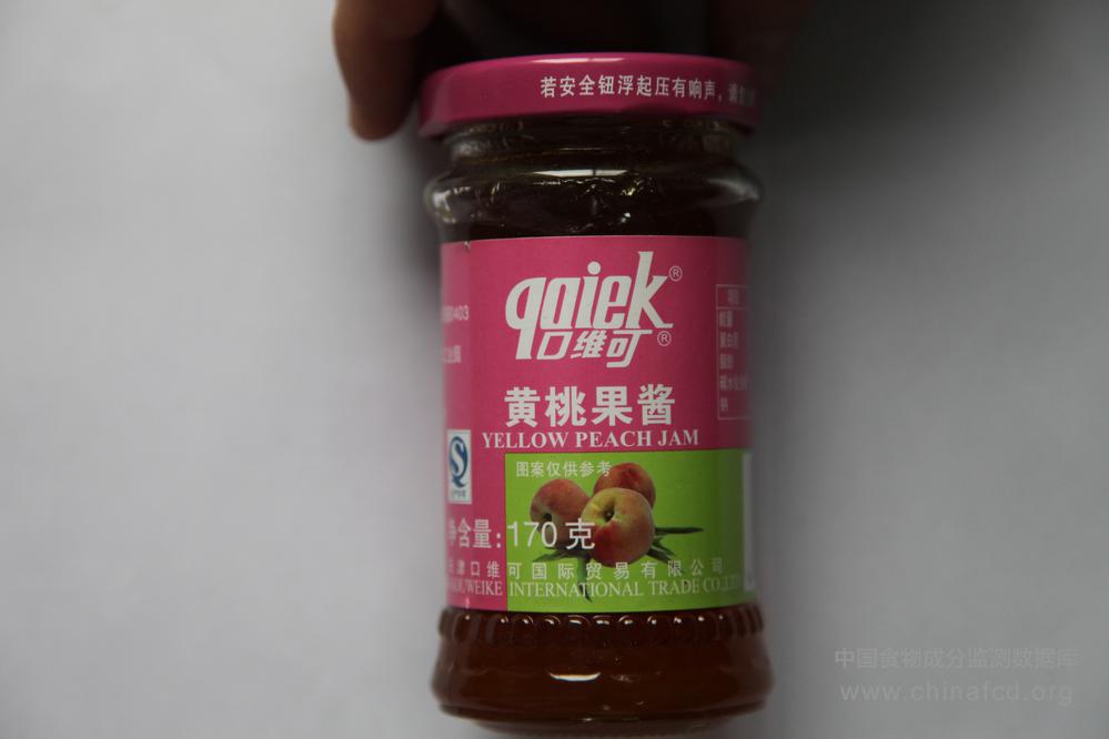 口维可黄桃果酱