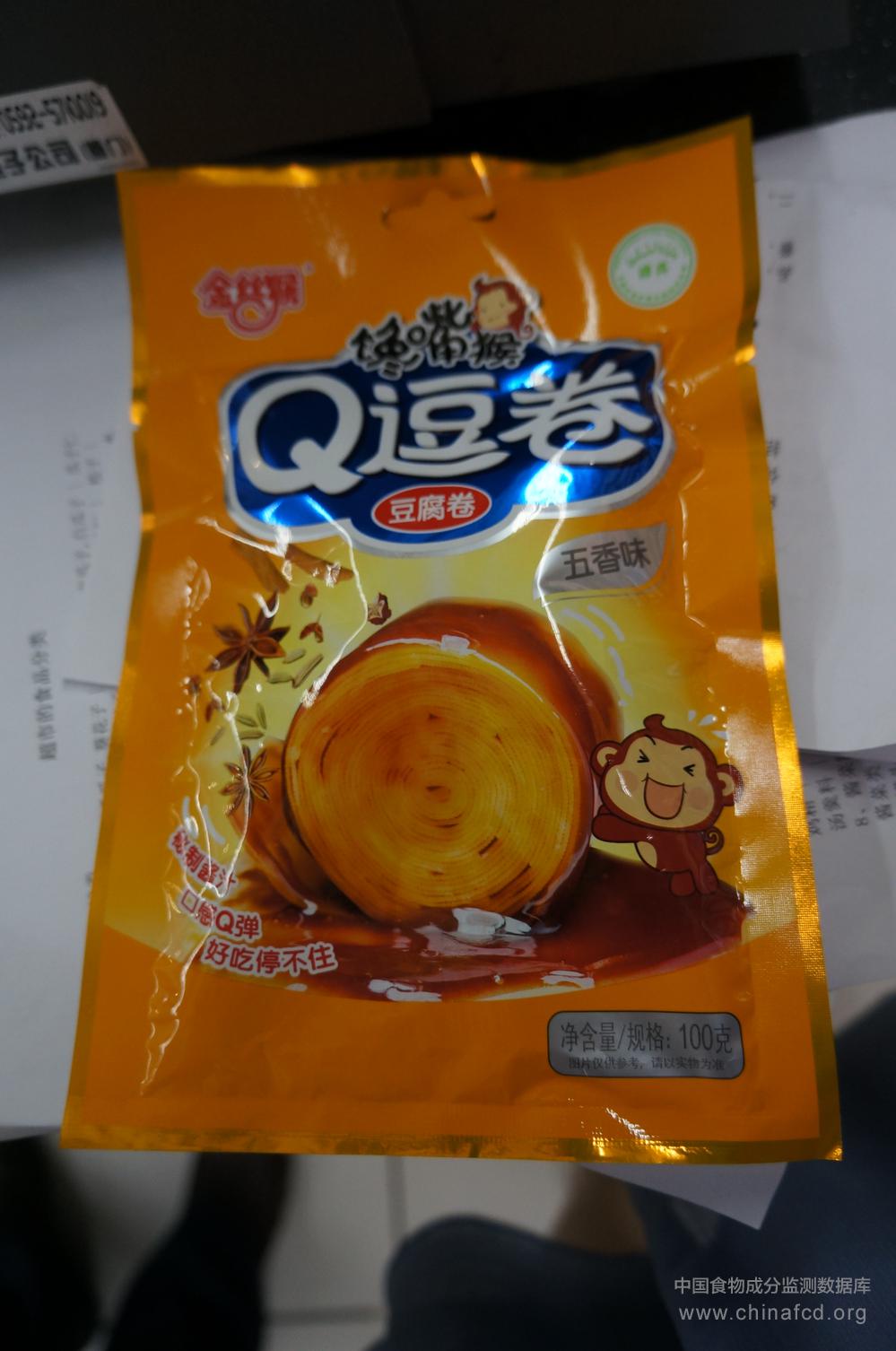 金丝猴馋嘴猴Q逗卷（五香味）