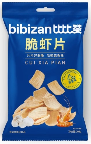 脆虾片【蒜香味】208g