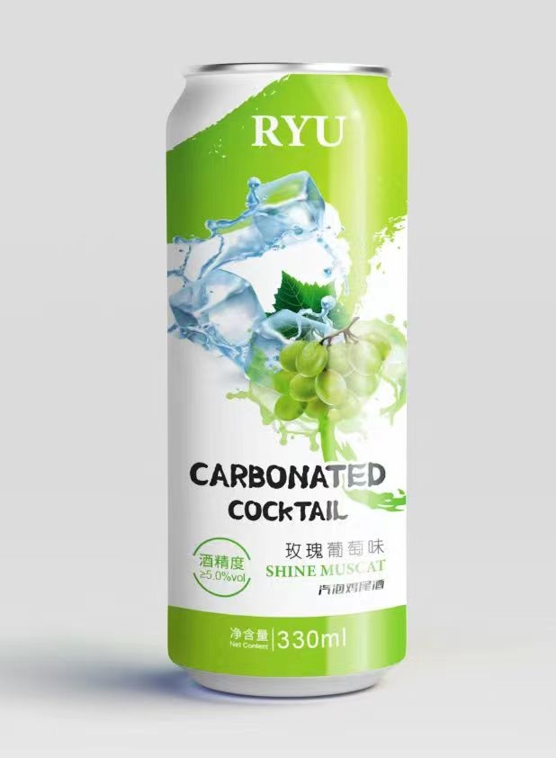 锐玥玫瑰葡萄味气泡鸡尾酒