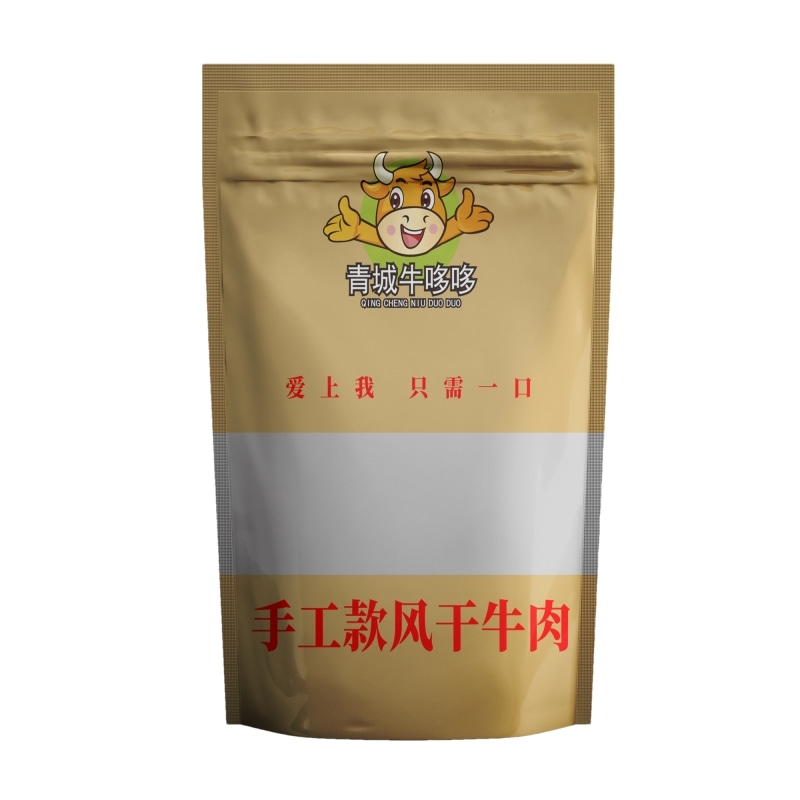 青城牛哆哆【青城牛哆哆】优选内蒙牛肉手工特产牛肉干开袋即食烧烤味100g烧烤味100克
