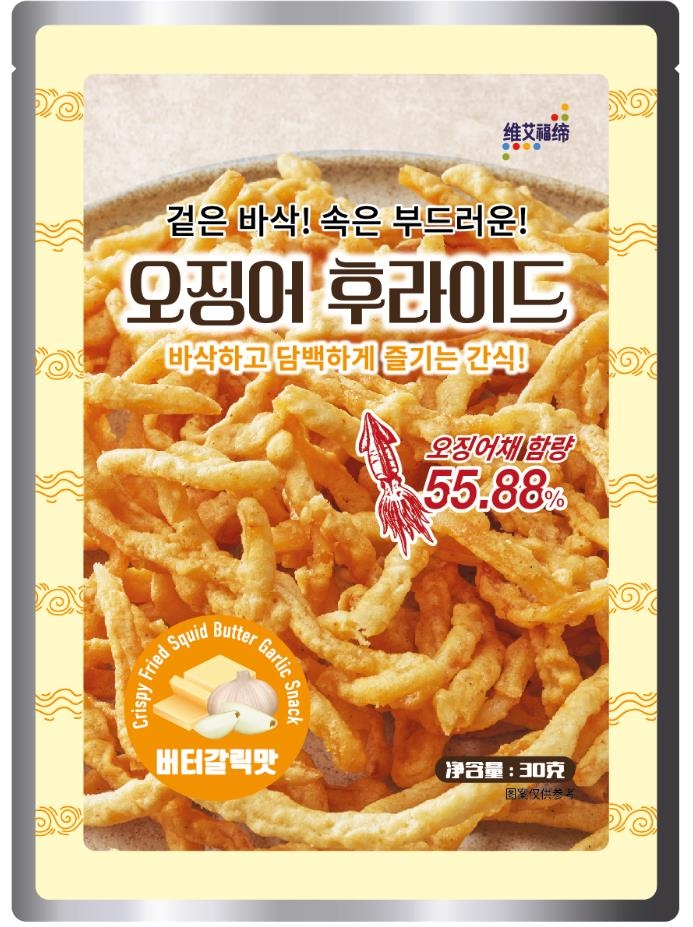 维艾福缔油炸鱿鱼丝(黄油蒜香味)30克