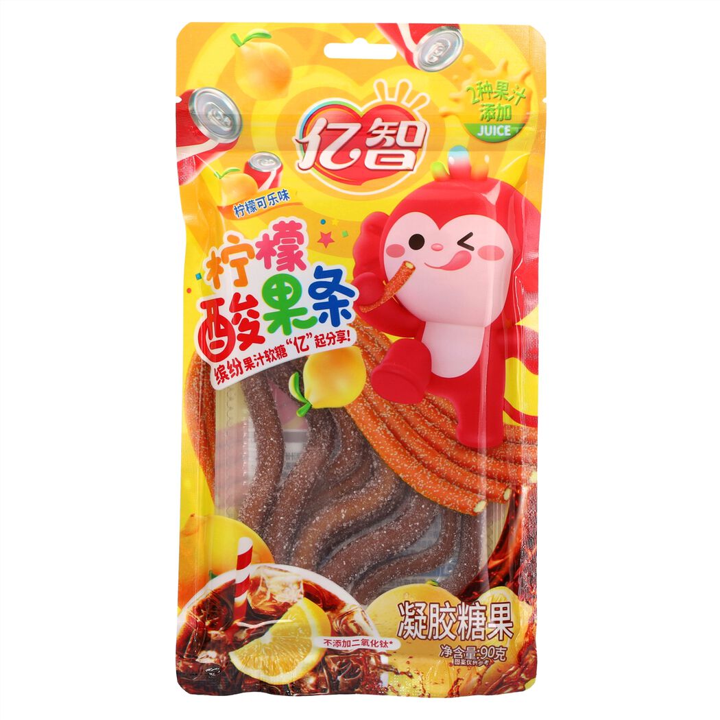 YICKCHI亿智柠檬可乐味酸果条