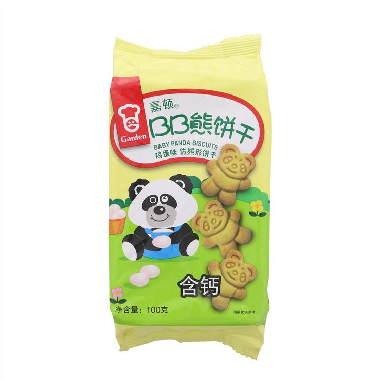 嘉顿鸡蛋味BB熊饼干（含钙）仿熊形饼干