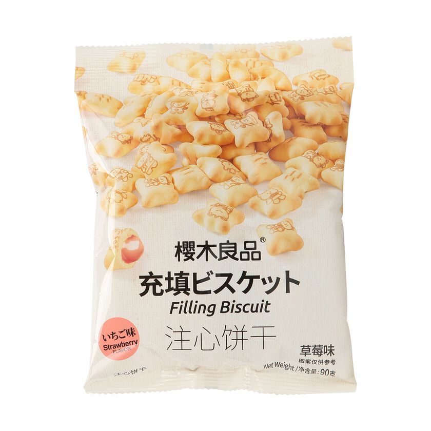 注心饼干（草莓味）90g