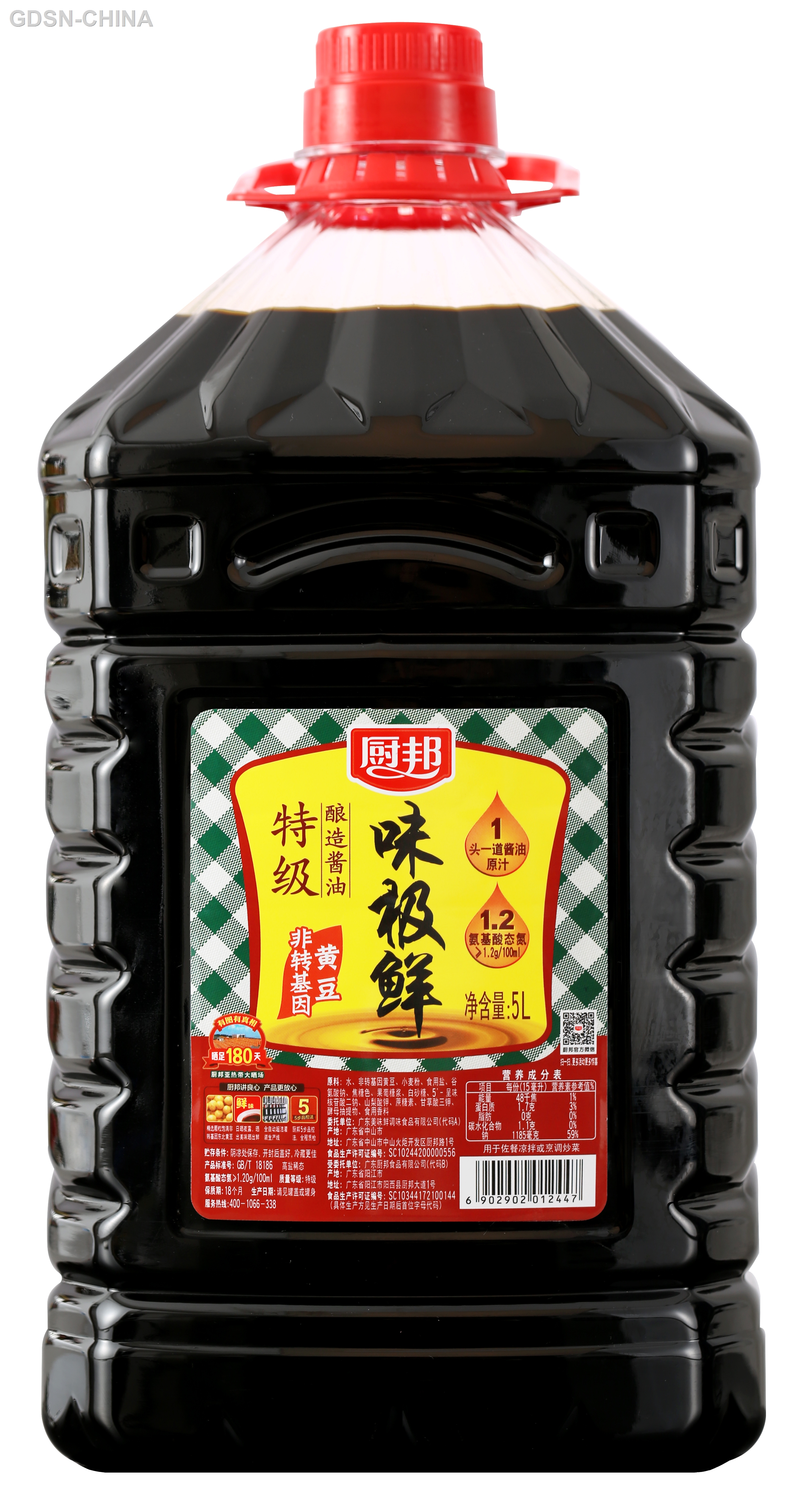 5L厨邦味极鲜酱油