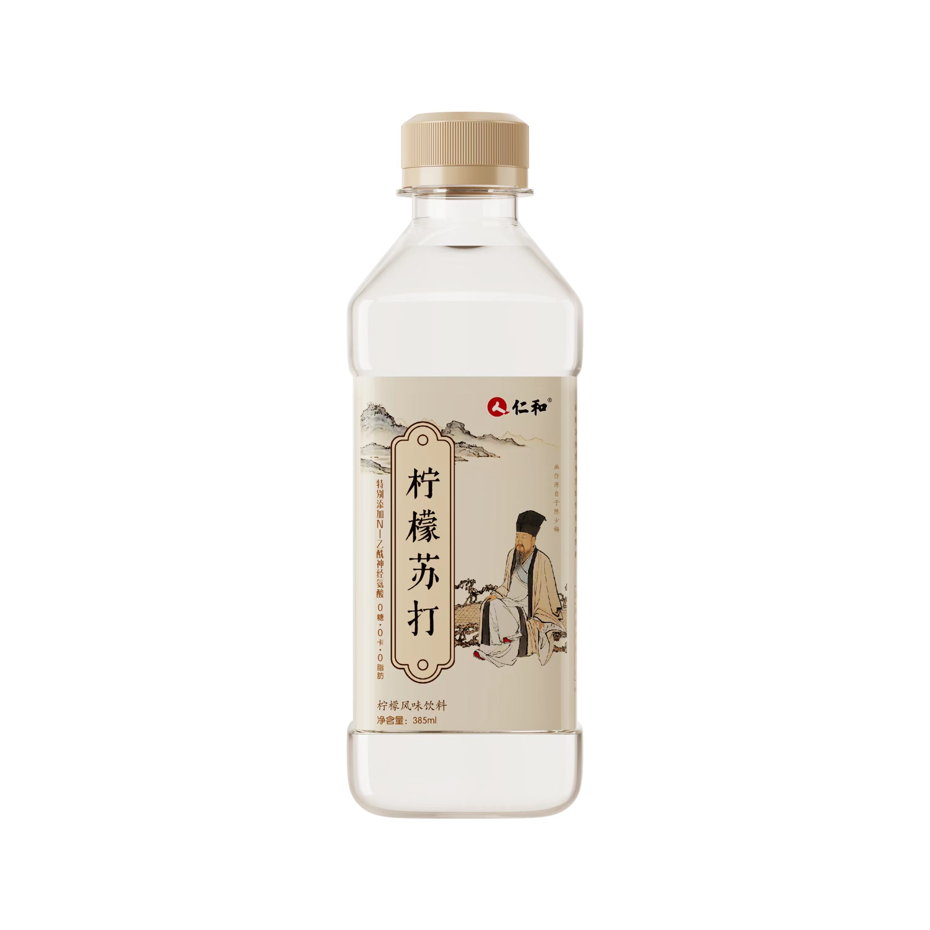 仁和柠檬苏打385ml