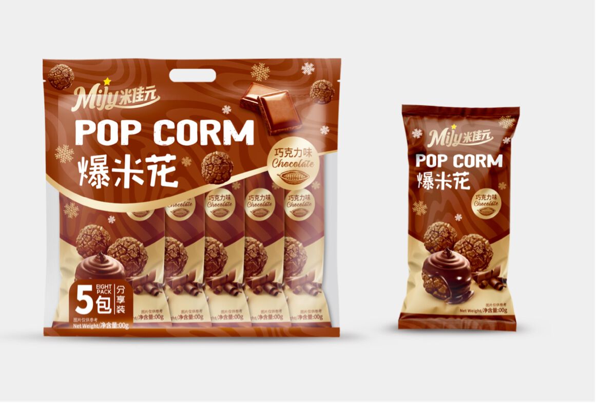 米佳元巧克力味5连包爆米花