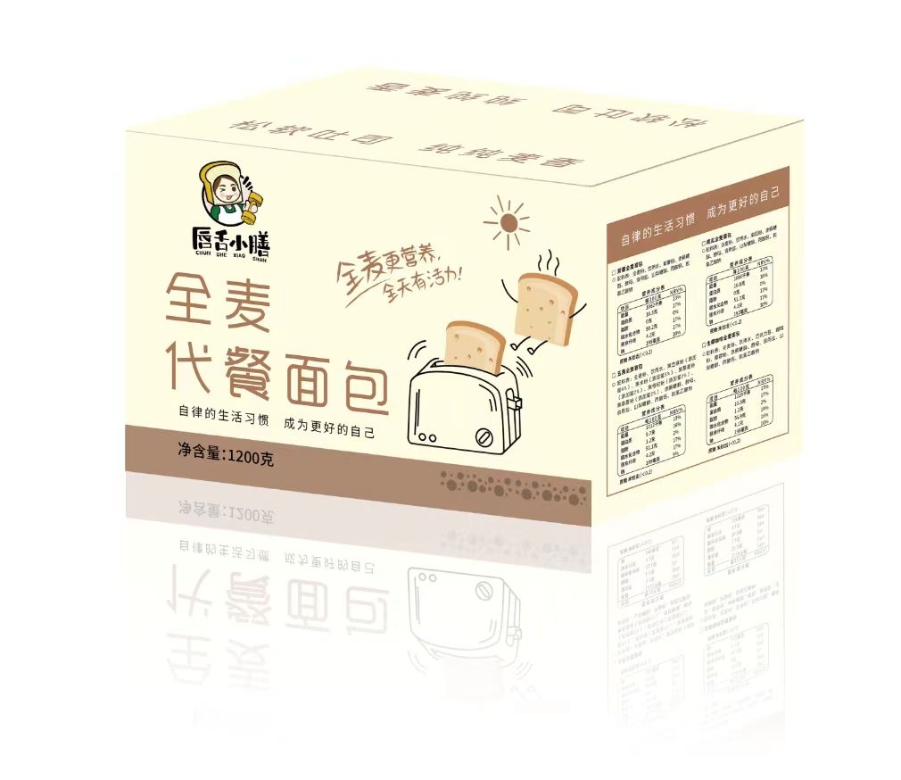 唇舌小膳全麦代餐面包1200克