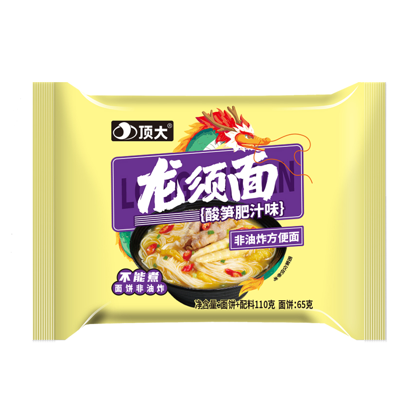 顶大龙须面酸笋肥汁味110克