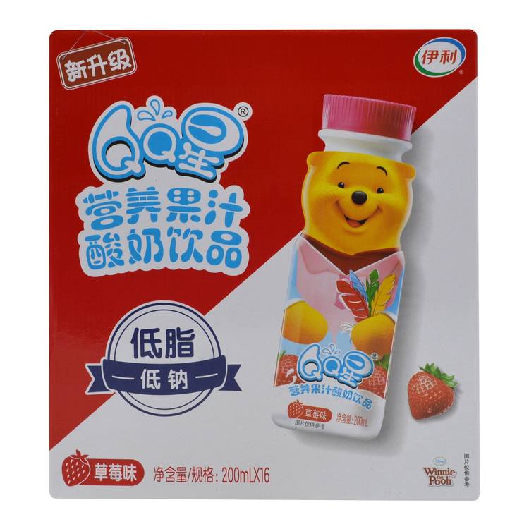 QQ星营养果汁酸奶饮品―草莓味