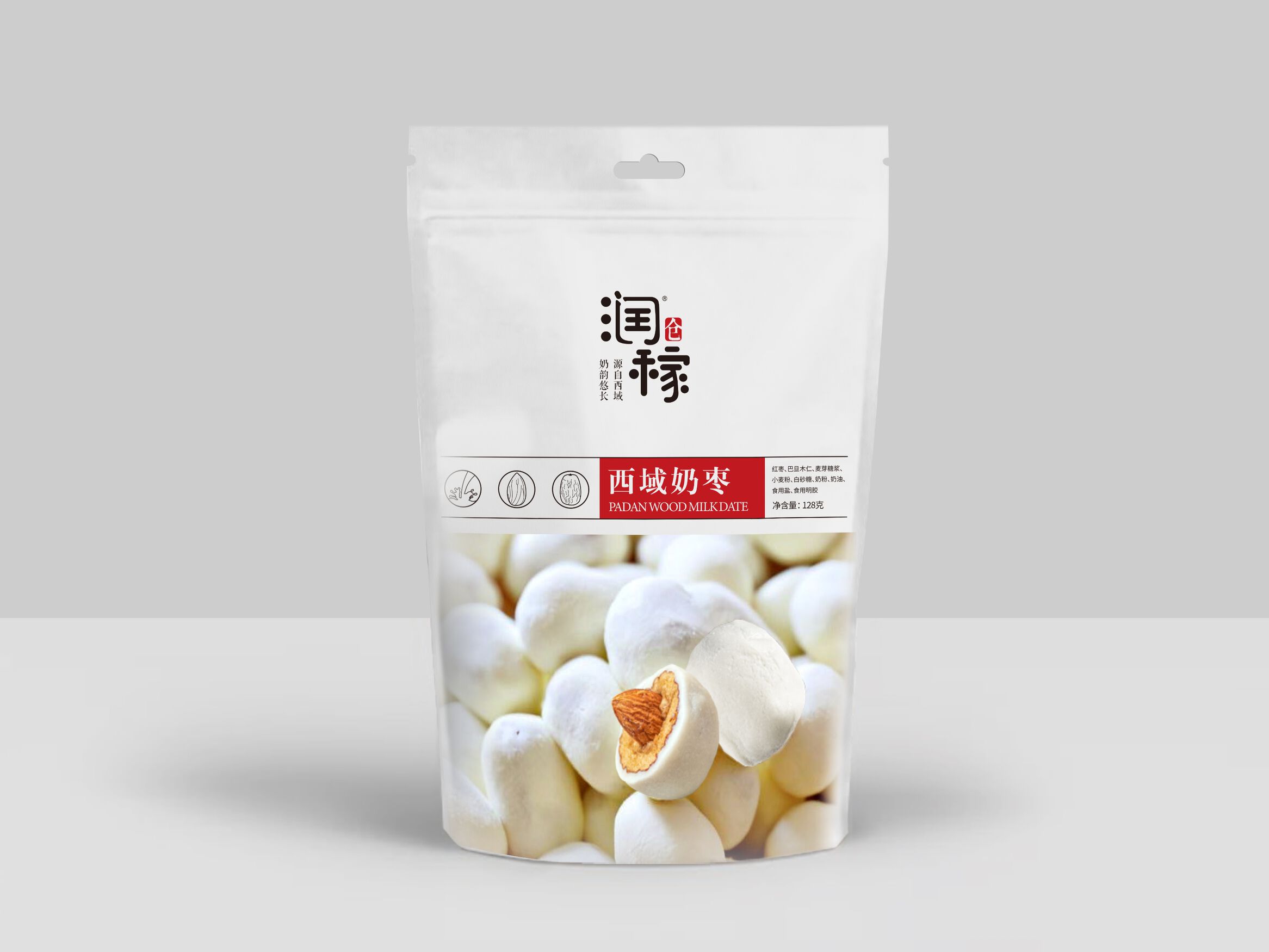润稼仓西域奶枣128g