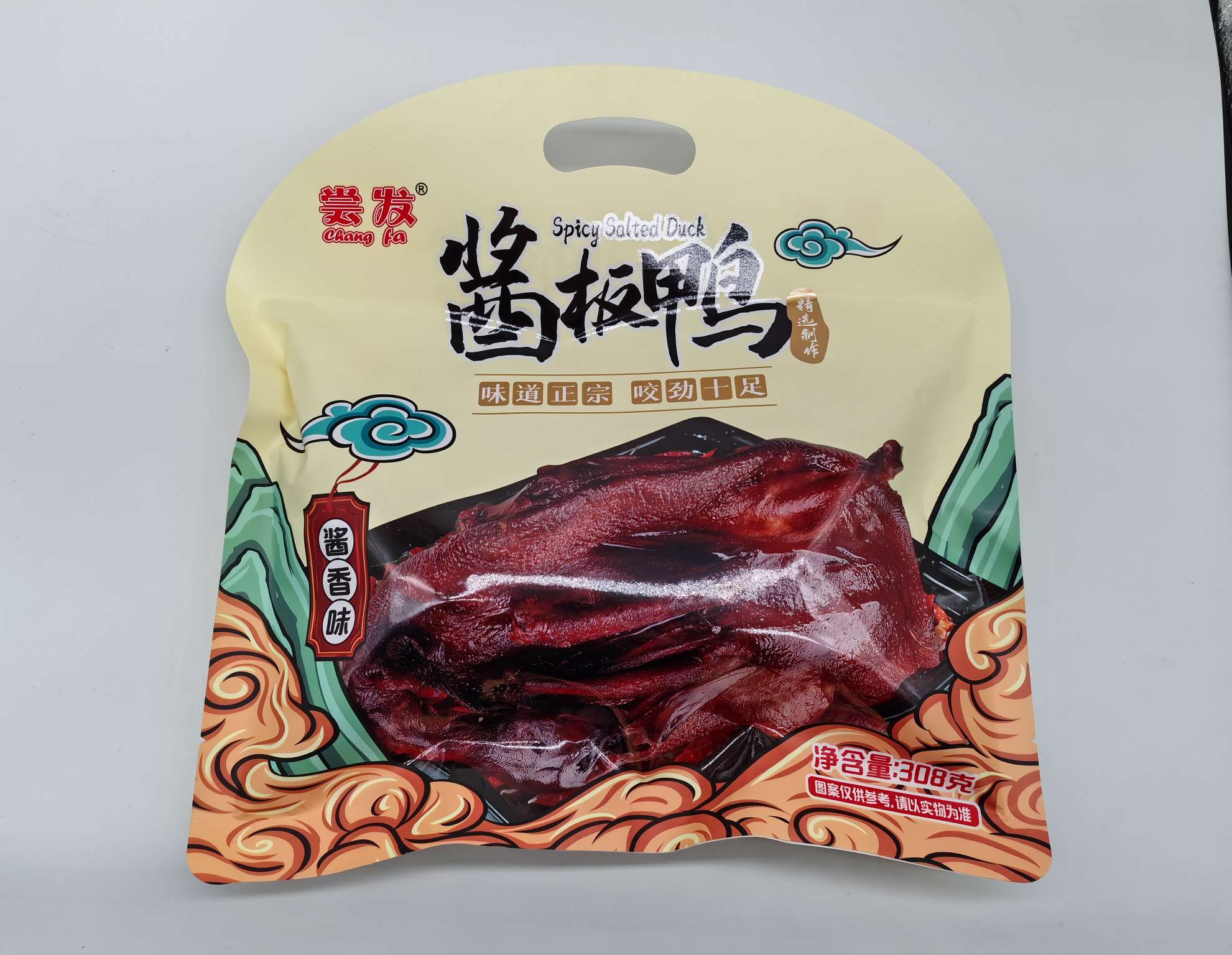 尝发酱板鸭（酱香味）308克
