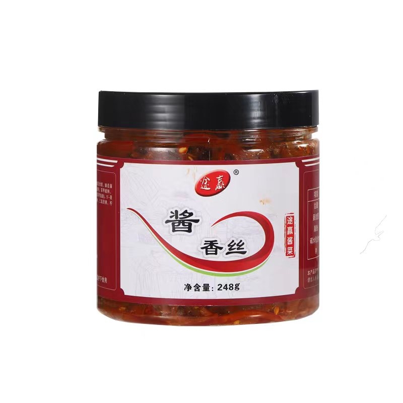 途赢；酱香丝（酱腌菜），248克