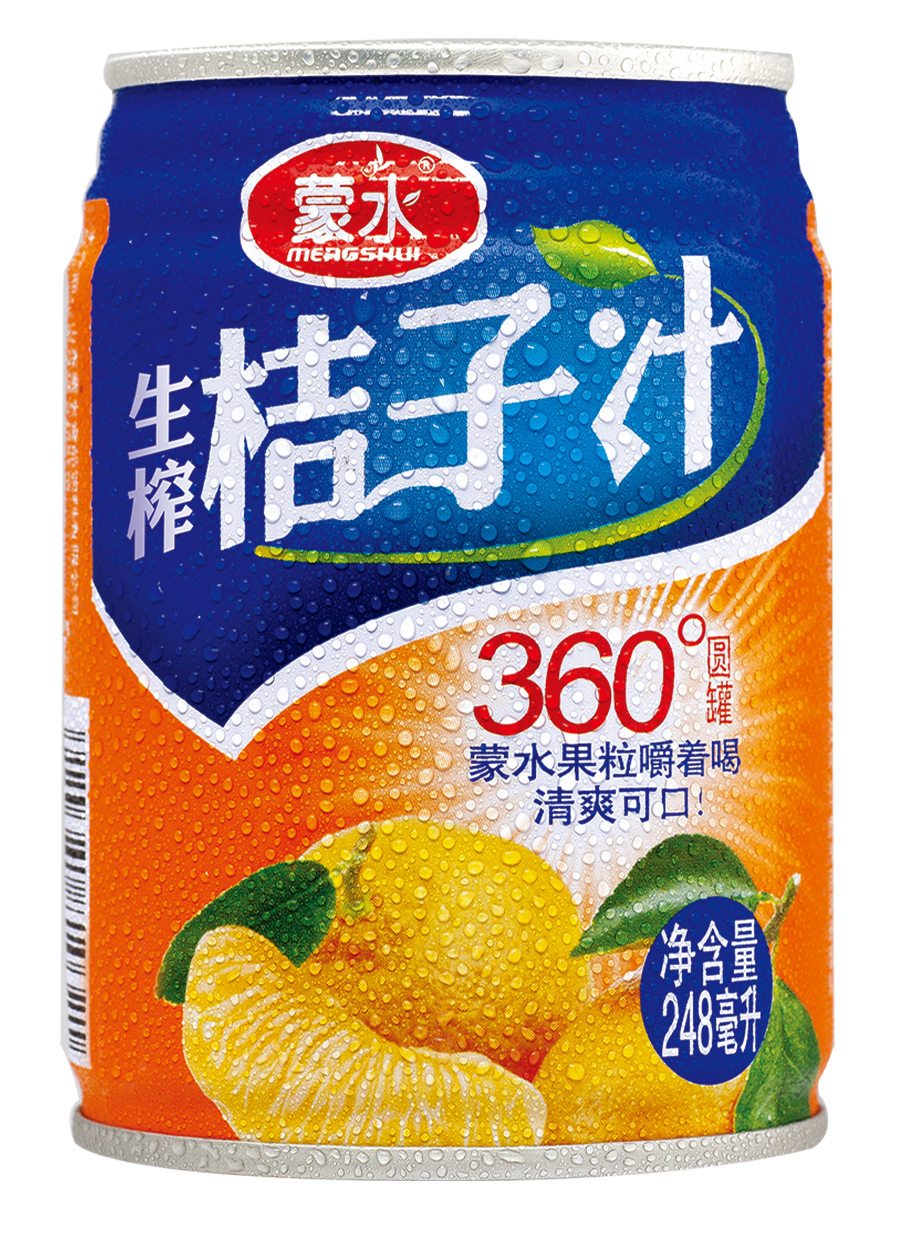 248铁罐桔子果肉果汁