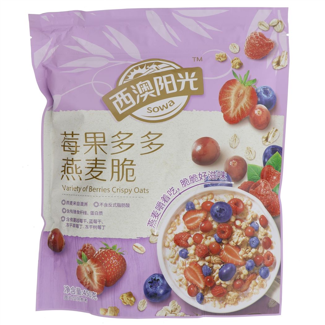 莓果多多燕麦脆