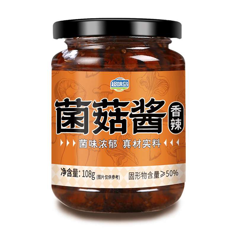 超味岛菌菇酱（香辣）108克