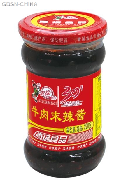 青援牛肉末辣酱瓶