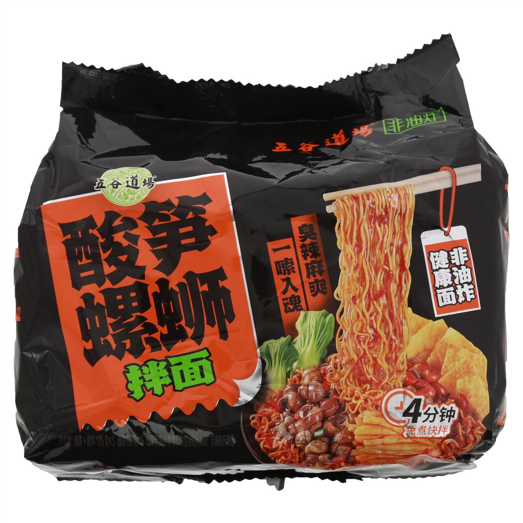 五谷道场酸笋螺蛳拌面
