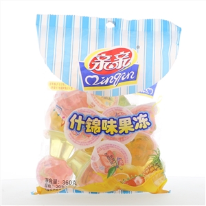 360g亲亲什锦味果冻