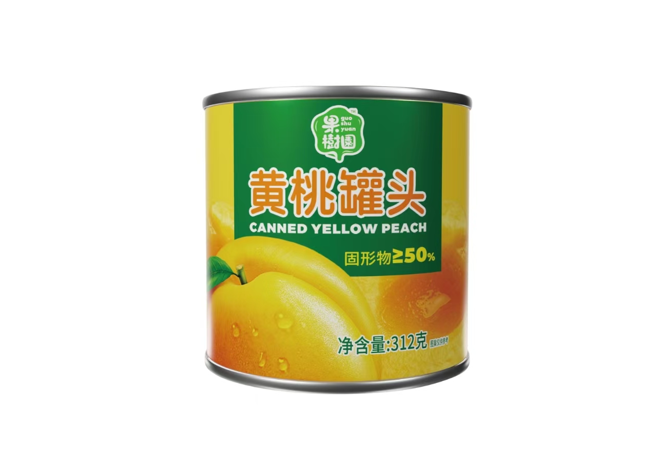 吉佳黄桃罐头312克