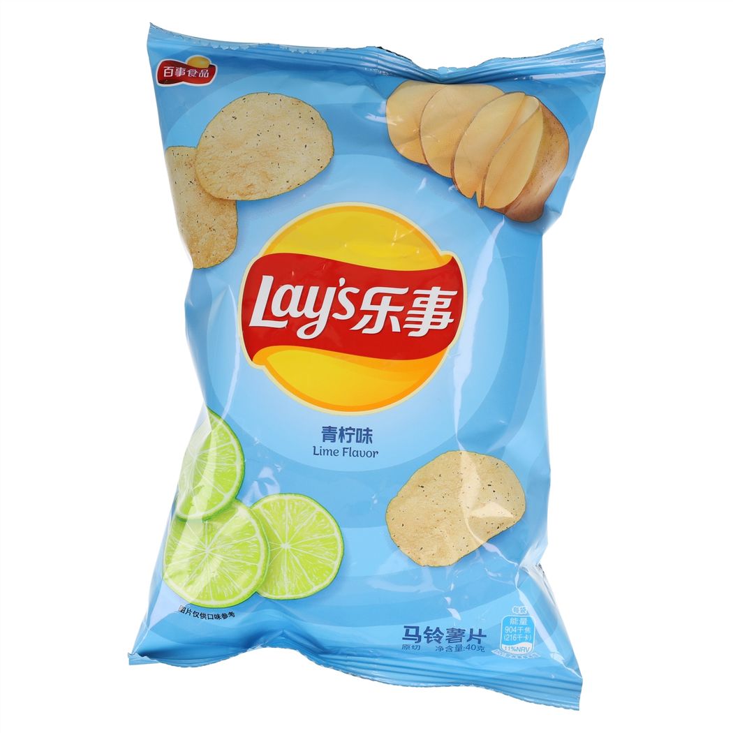 乐事青柠味40克