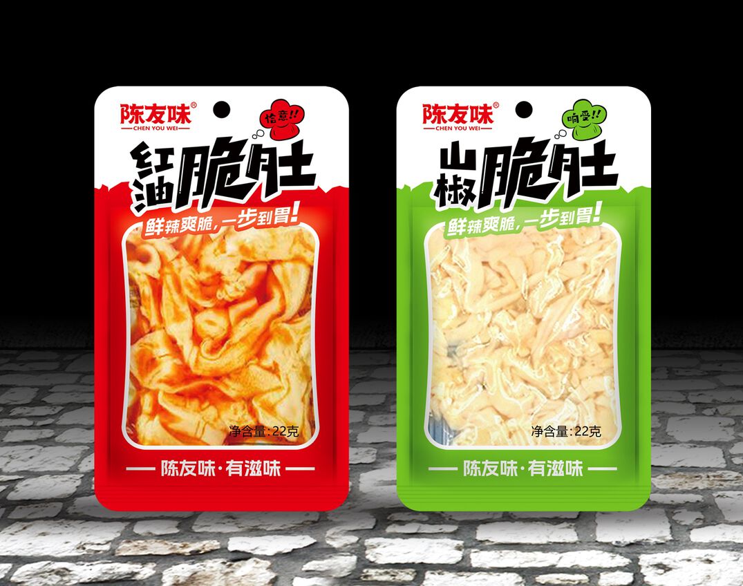 陈友味山椒脆肚22克