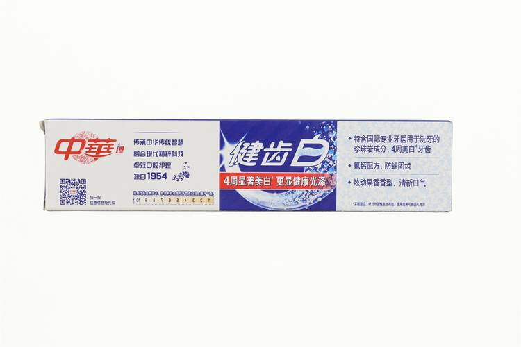 中华健齿白小苏打果香牙膏54X200G