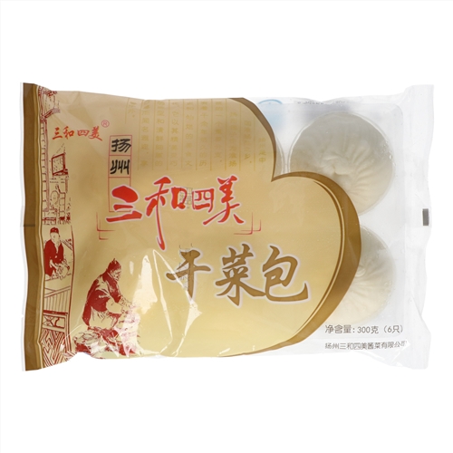 三和四美干菜包(速冻、熟制、含肉类、速冻面米食品)