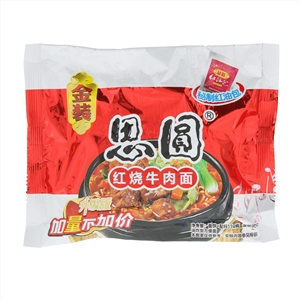 思圆金装红烧牛肉面
