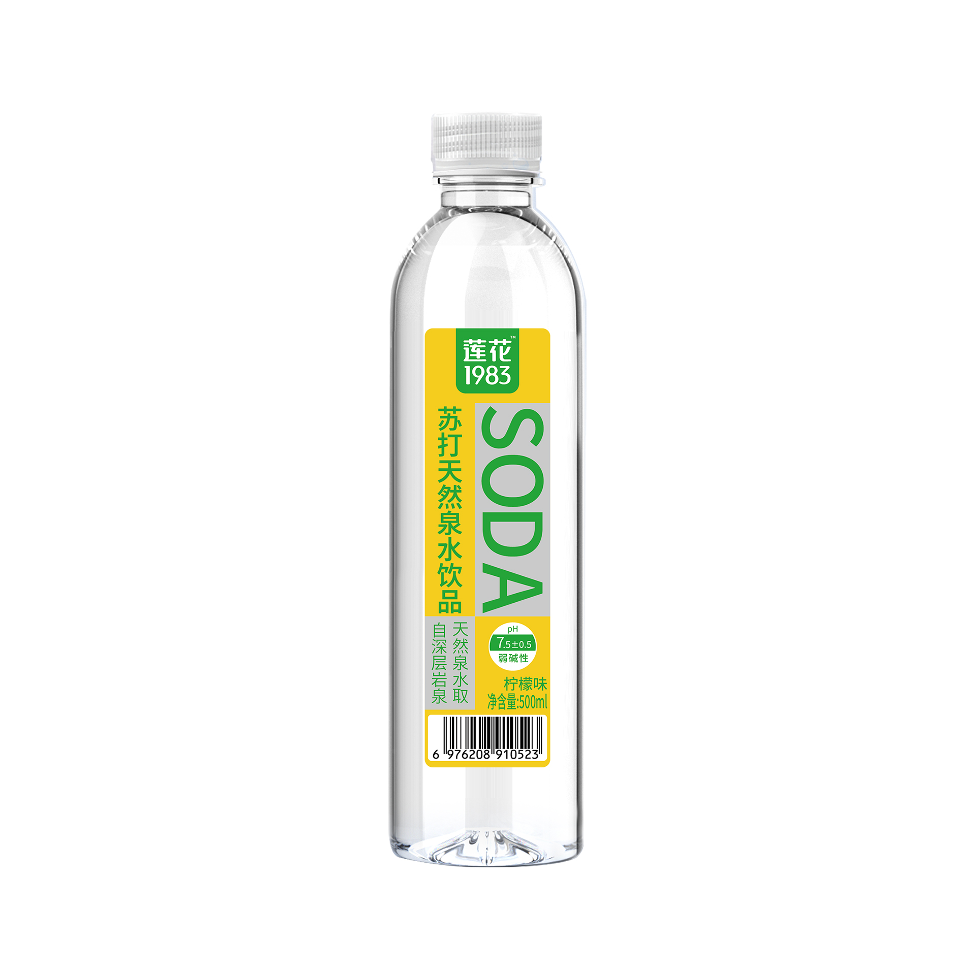 莲花1983苏打天然泉水饮品（柠檬味）500mL