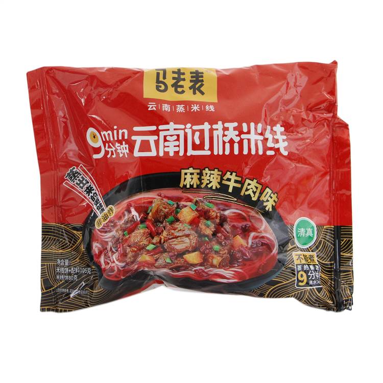 马老表麻辣牛肉味过桥米线106g