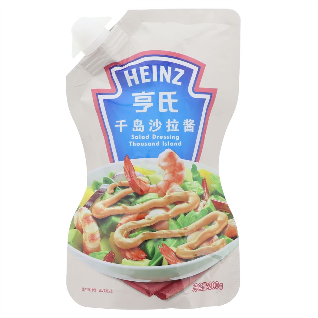 亨氏千岛沙拉酱200g*24袋 水果沙拉酱蔬菜千岛酱美乃滋寿司