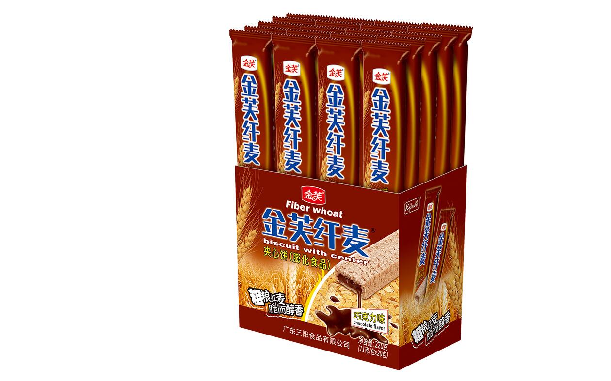 巧克力味夹心饼