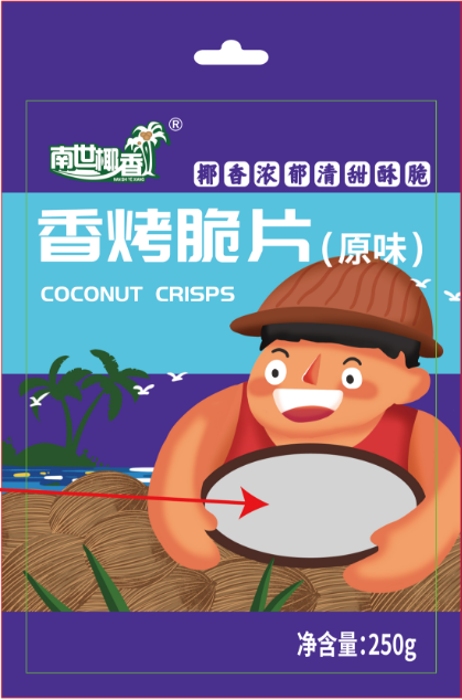 南世椰香香烤脆片250g