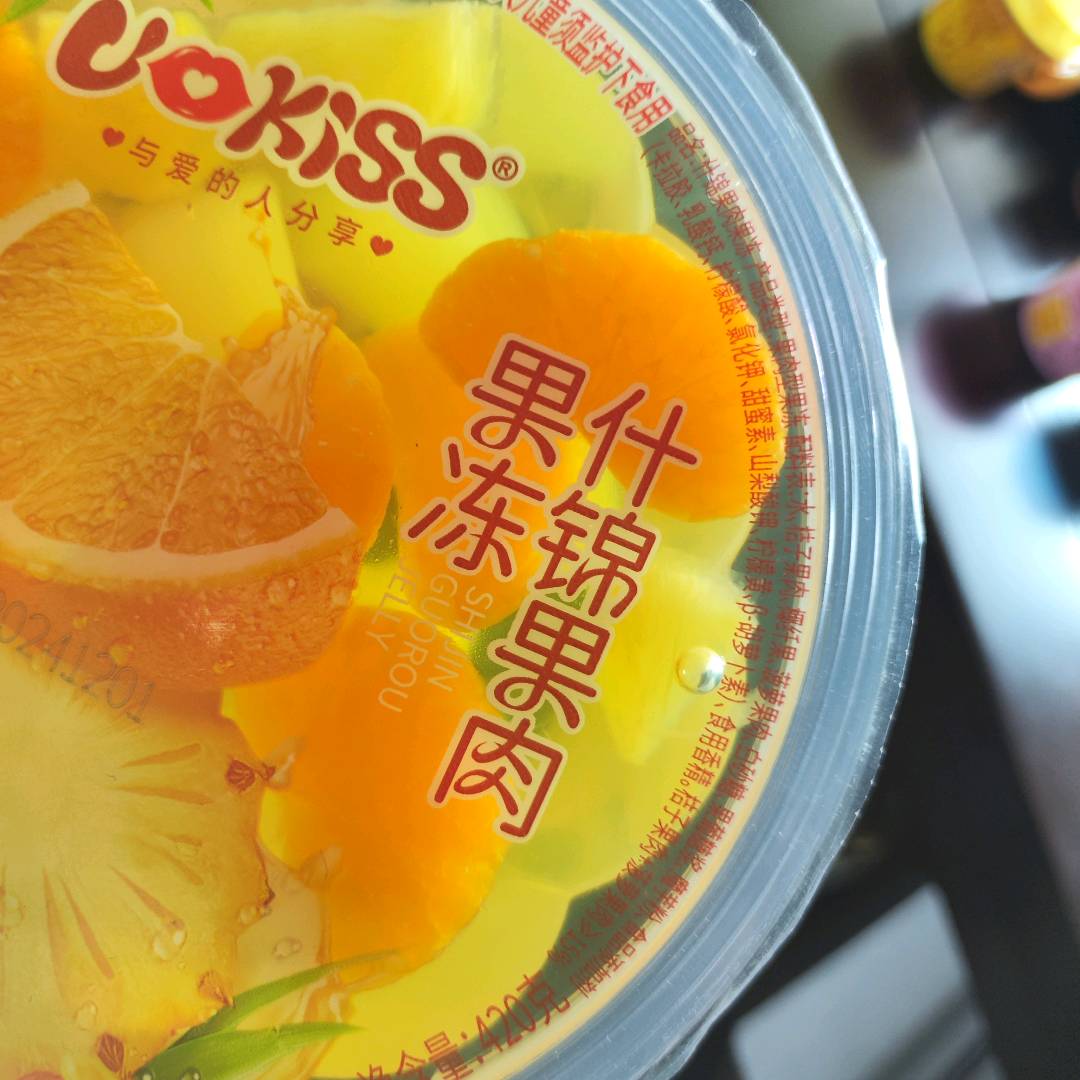 U　Kiss什锦果肉果冻420克
