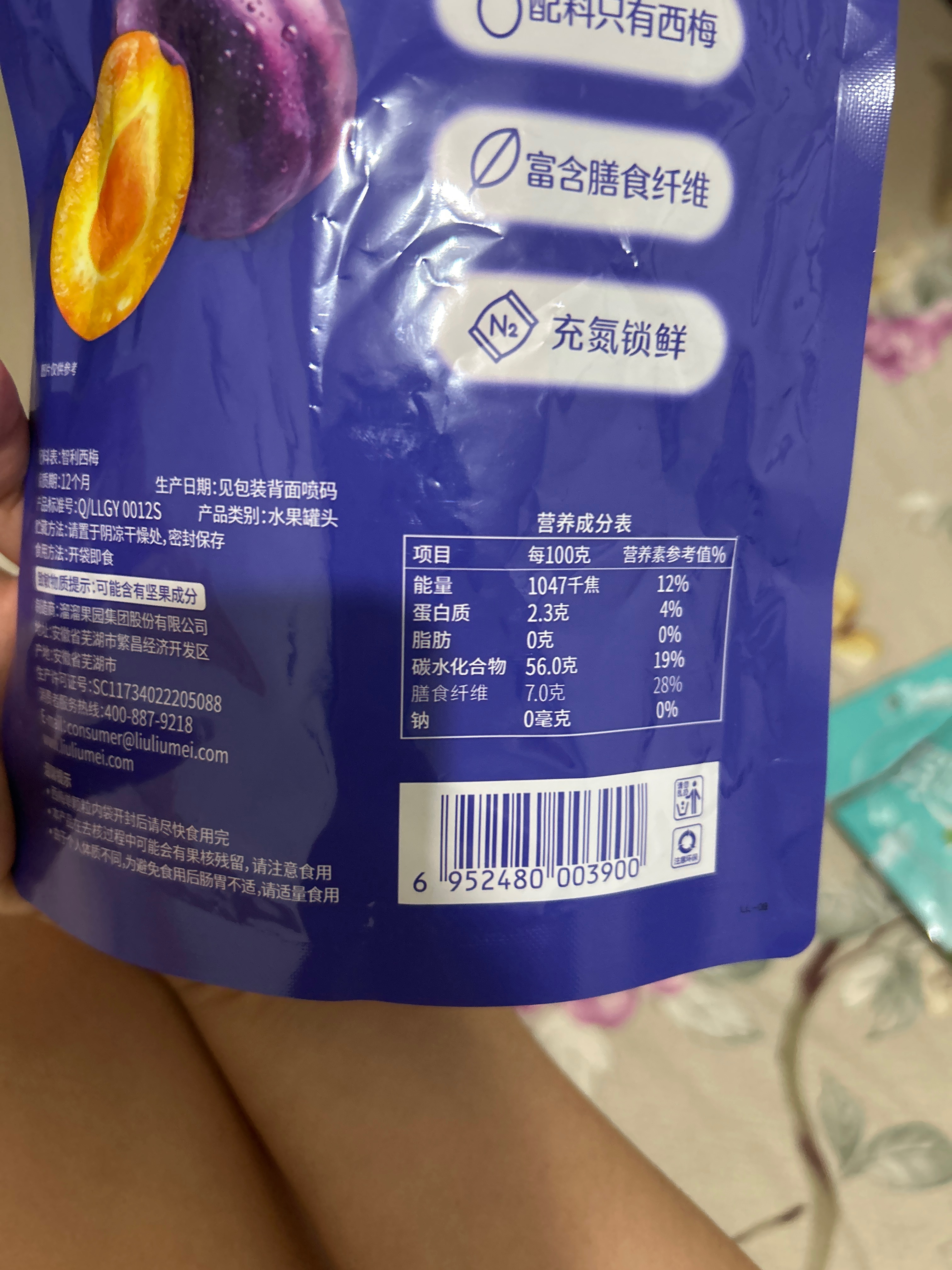 100g智利无核西梅-零食店专供