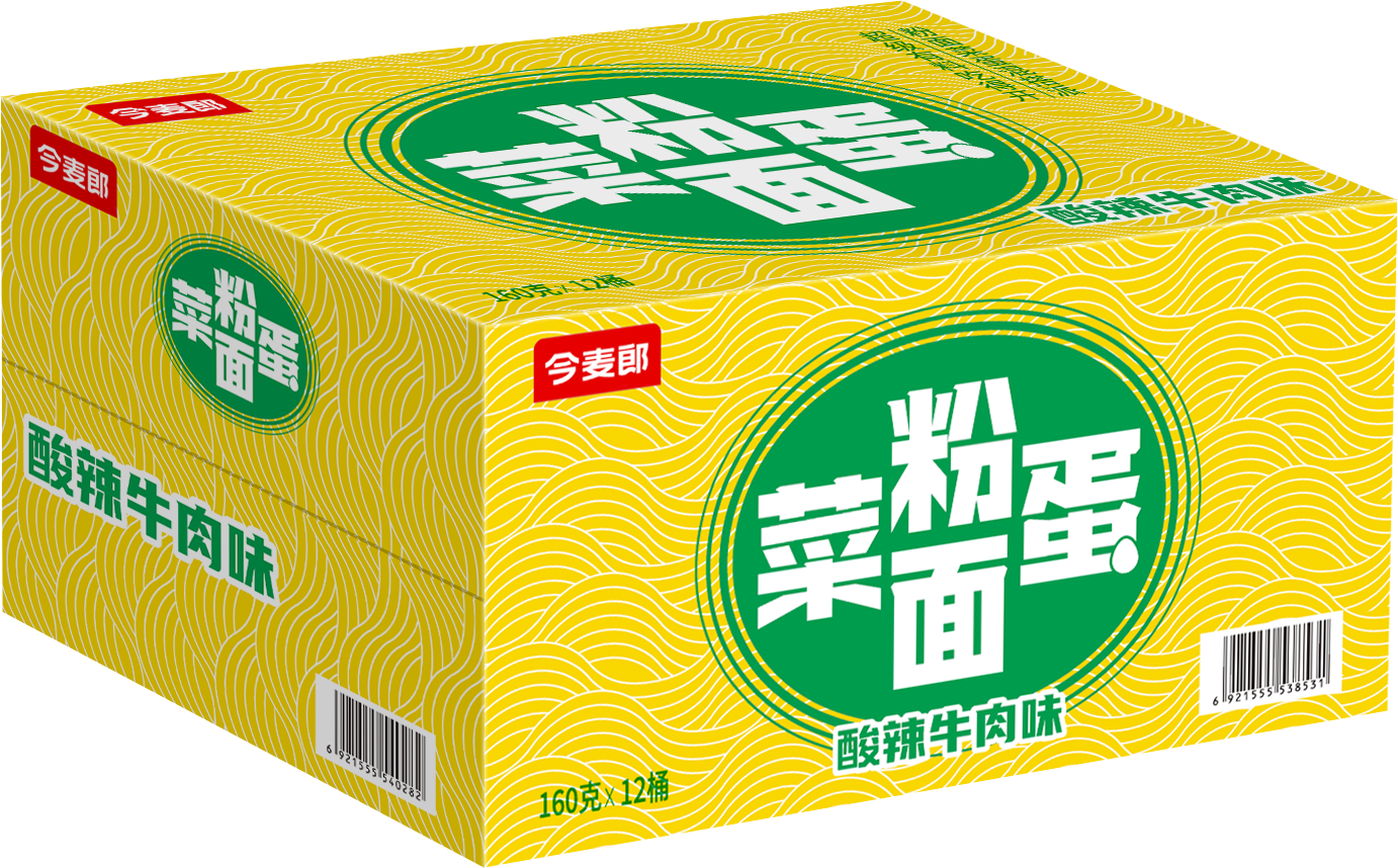 粉面菜蛋酸辣牛肉味