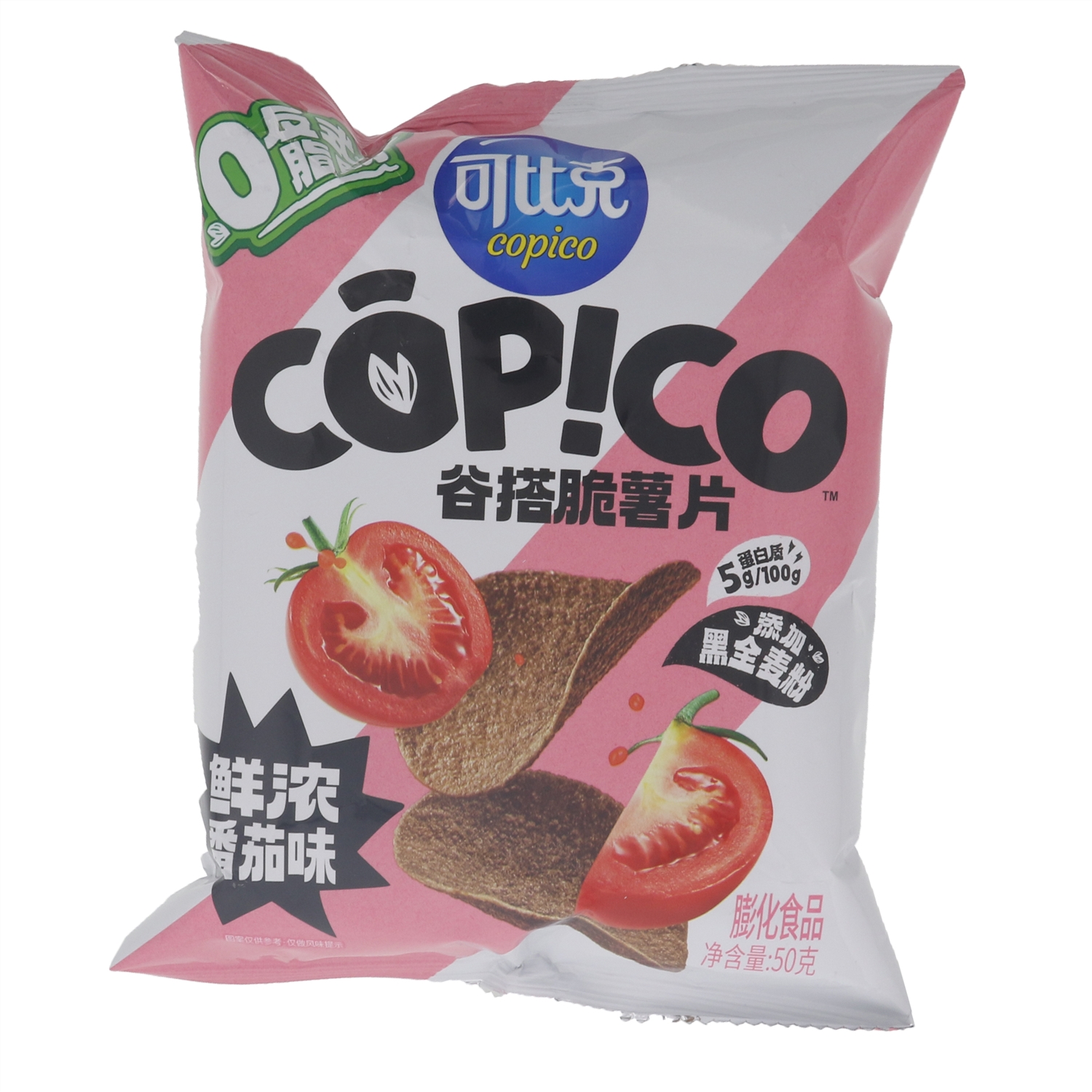 可比克鲜浓番茄味谷搭脆薯片
