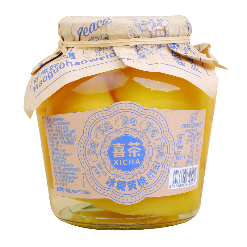喜茶冰糖黄桃958克