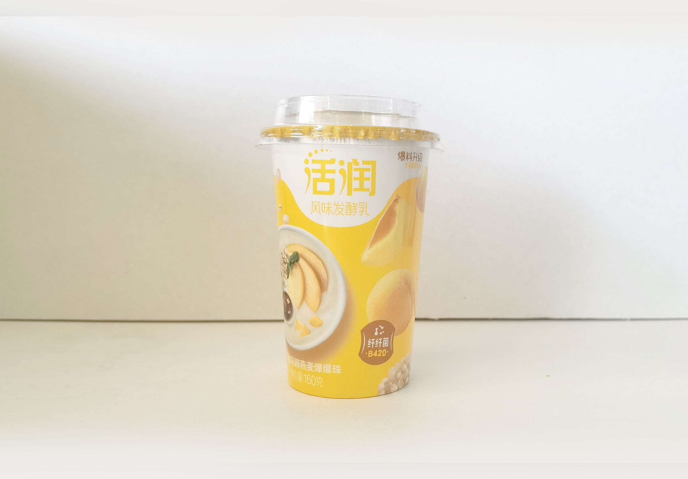 活润风味发酵乳（黄桃马蹄燕麦爆爆珠）