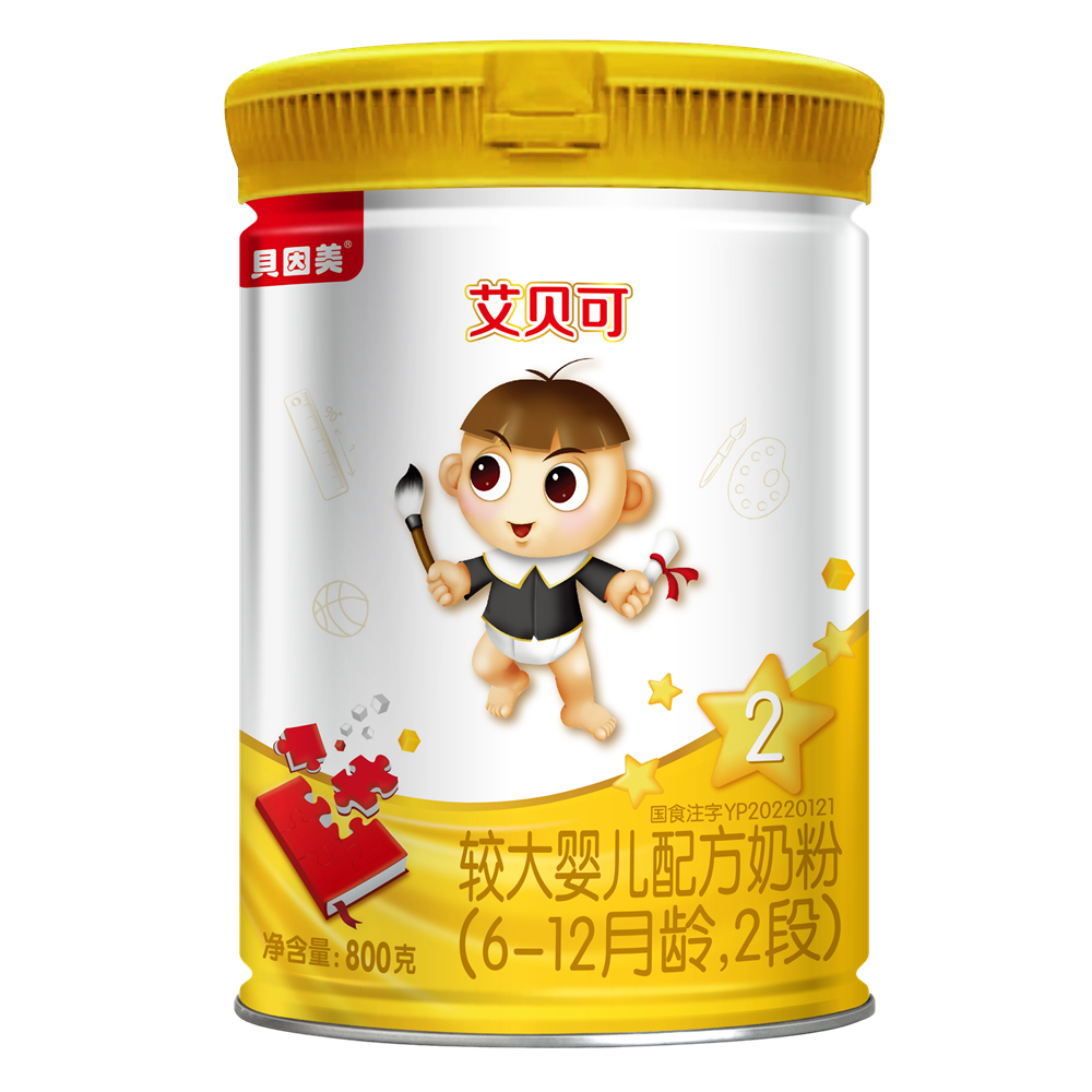 贝因美艾贝可 较大婴儿配方奶粉（6-12月龄，2段）