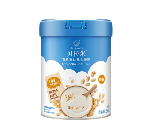 贝拉米有机婴幼儿大米粉原味