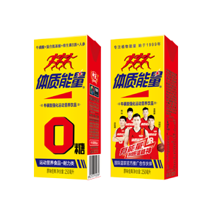 250ml利乐盒0糖体质能量牛磺酸强化