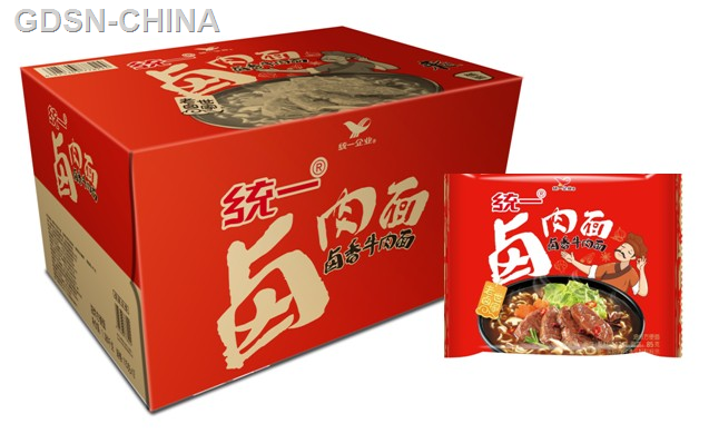 统一100卤肉面卤香牛肉单袋外箱