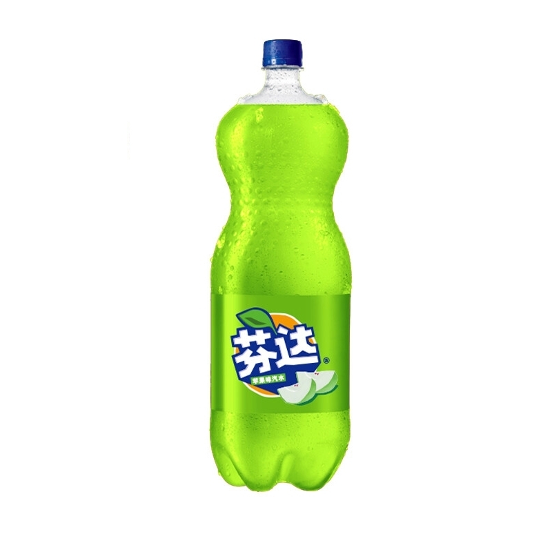 2L芬达苹果味汽水
