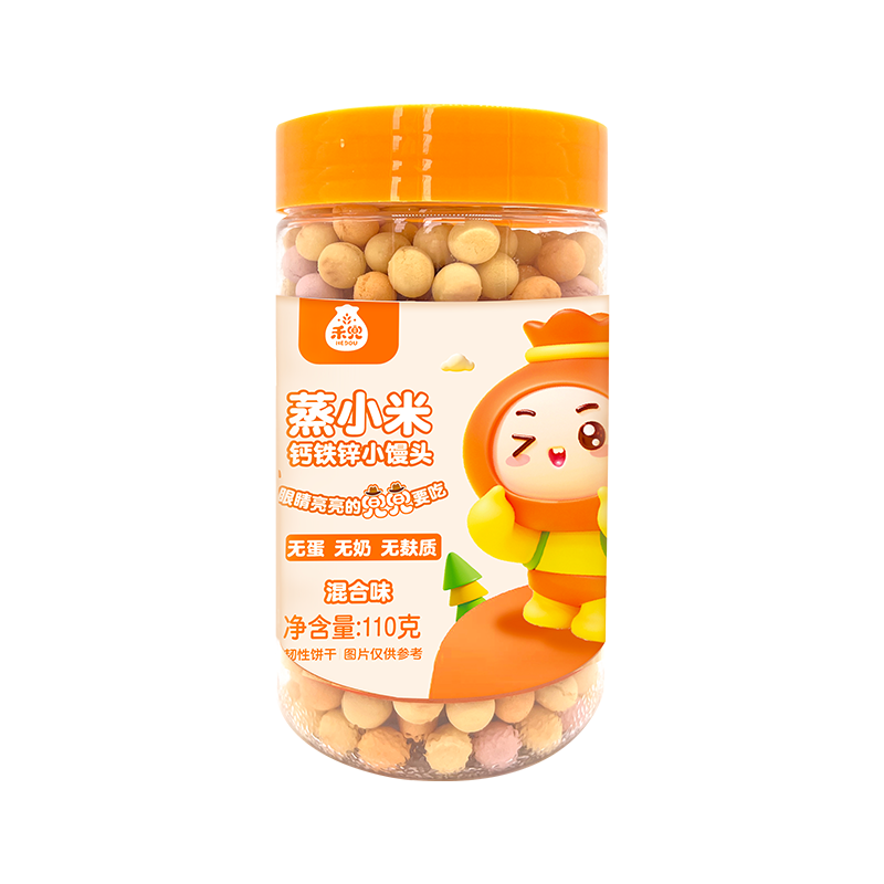 禾兜蒸小米钙铁锌小馒头混合味