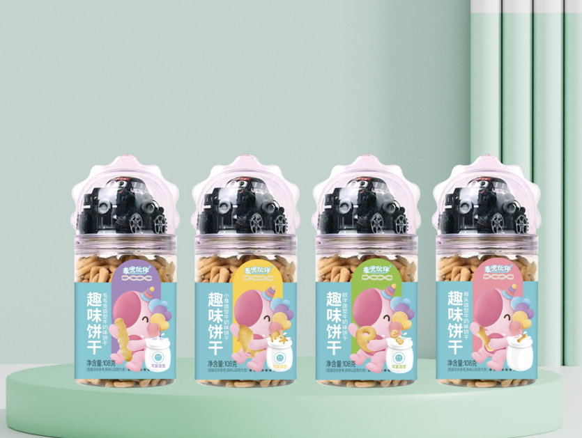 麦兜伙伴趣味牛奶饼干（数字造型）108克